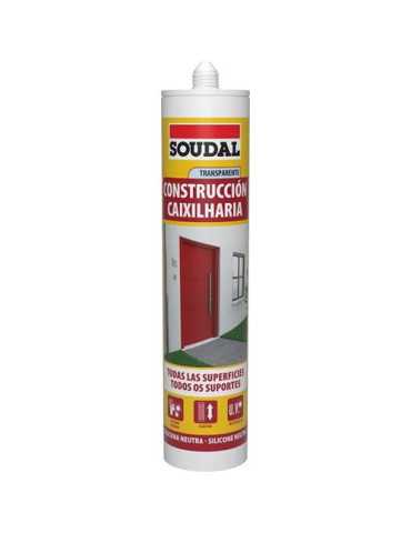 Silicona Construccion Neutra Translucido 290ML [LOTE DE 8 Unidades] SOUDAL