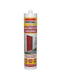 Silicona Construccion Neutra Blanco 290ML [LOTE DE 8 Unidades] SOUDAL