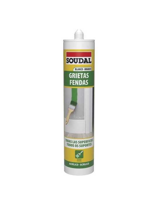 Masilla Acrílica Grietas Blanco 290ML [LOTE DE 14 Unidades] SOUDAL