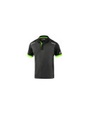 Polo Toledo Manga Corta Gris Verde Talla L [LOTE DE 2 Unidades] SPARCO