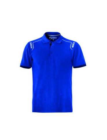 Polo Tech Stretch Blue 02407AZ2 Talla M [LOTE DE 2 Unidades] SPARCO