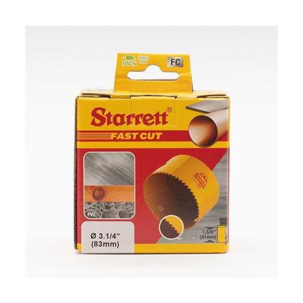 Corona Perforar Bimetal Fast Cut 83MM. DIAM [LOTE DE 2 Unidades] STARRET