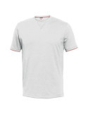 Camiseta Rapallo 100% Cotone Blanco 8182 Talla S [LOTE DE 4 Unidades] STARTER