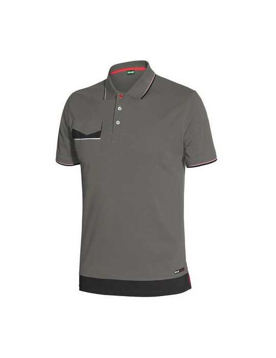 Polo Boom Gris Antra / Negro 8815B-080 Talla 3XL [LOTE DE 2 Unidades] STARTER