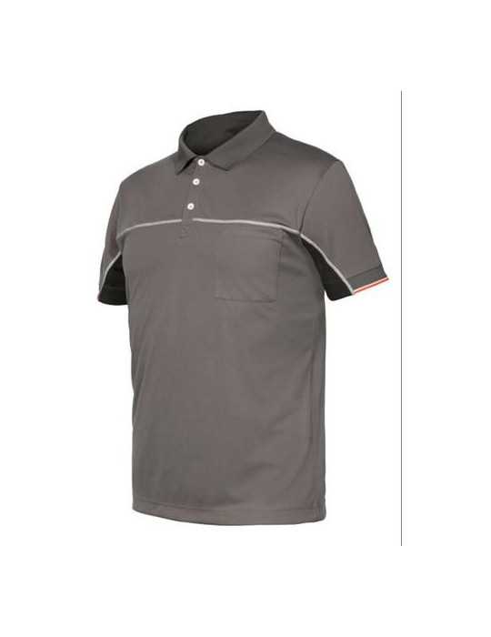 Polo Issa Extreme Manga Corta Gris Claro Talla XXL [LOTE DE 2 Unidades] STARTER