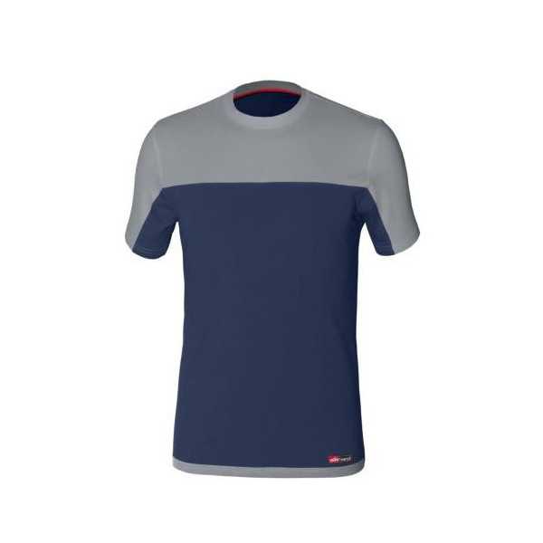 Camiseta Stretch Azul/Gris 8772 Talla S [LOTE DE 2 Unidades] STARTER