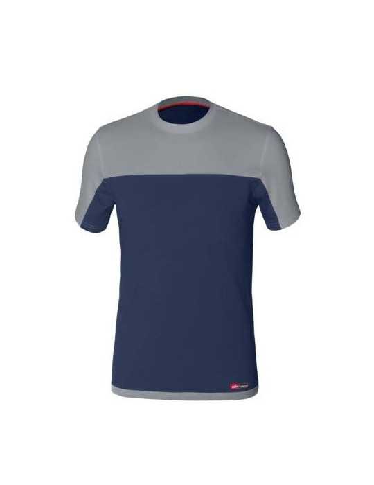 Camiseta Stretch Azul/Gris 8772 Talla S [LOTE DE 2 Unidades] STARTER