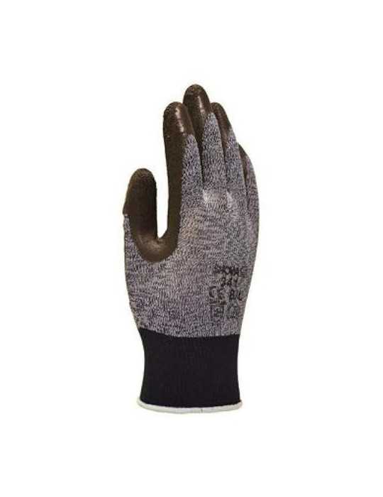 Guante Latex Forro Nylon/Polies. gri. showa SH341-XL [LOTE DE 10 Unidades] STARTER