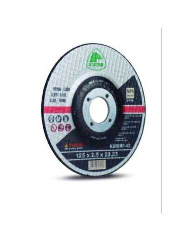 Disco Corte Standard Hierro 125X3.0X22.2 mm 50341 [LOTE DE 46 Unidades] STAYER