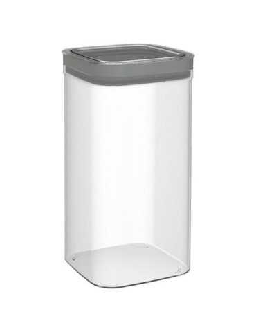 Bote Cocina DRY Cube 2,3L Gris/Transparente 245641 [LOTE DE 4 Unidades] CURVER