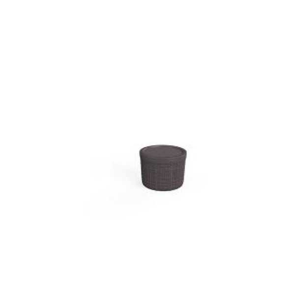 Cesta Jute Redonda con Tapa 2L Pimienta 245707 [LOTE DE 6 Unidades] CURVER