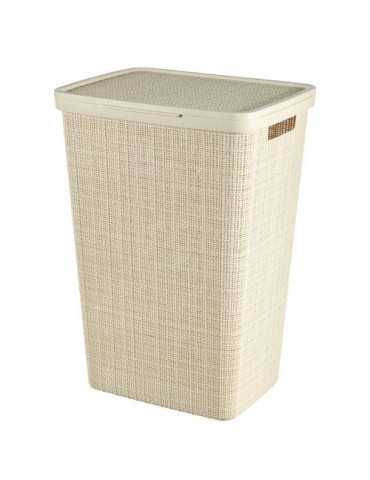 Pongotodo Hamper Jute 58L Blanco Roto 245976 [LOTE DE 2 Unidades] CURVER