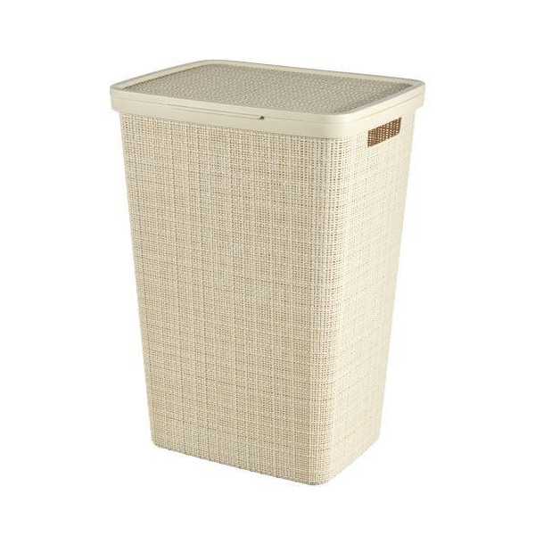 Pongotodo Hamper Jute 58L Blanco Roto 245976 [LOTE DE 2 Unidades] CURVER