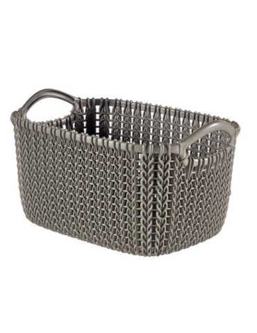 Cesto Rectangular 8 L Marrón 230011 [LOTE DE 6 Unidades] CURVER