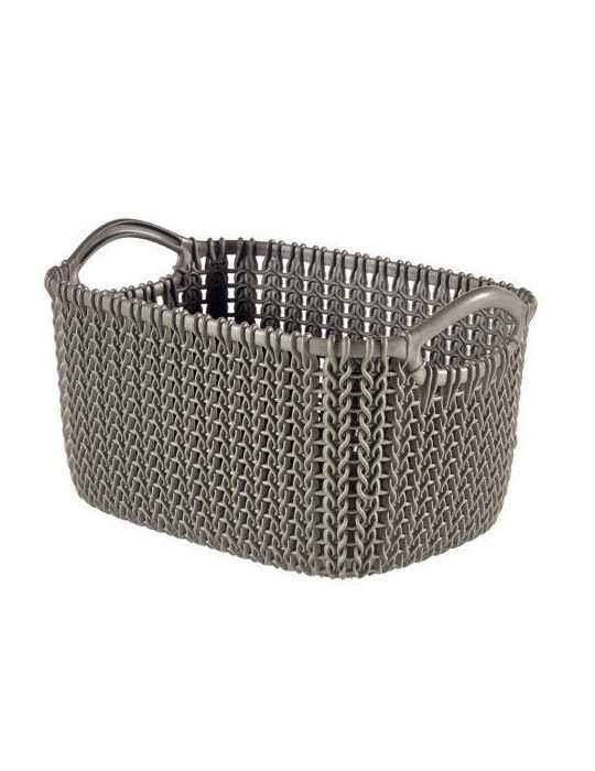 Cesto Rectangular 8 L Marrón 230011 [LOTE DE 6 Unidades] CURVER
