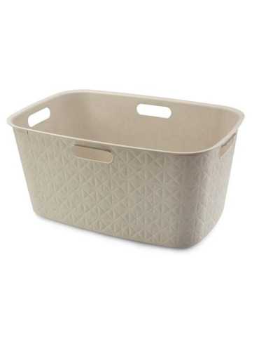Cesta Softex L Basket 45L Blanco Tiza 258701 [LOTE DE 2 Unidades] CURVER