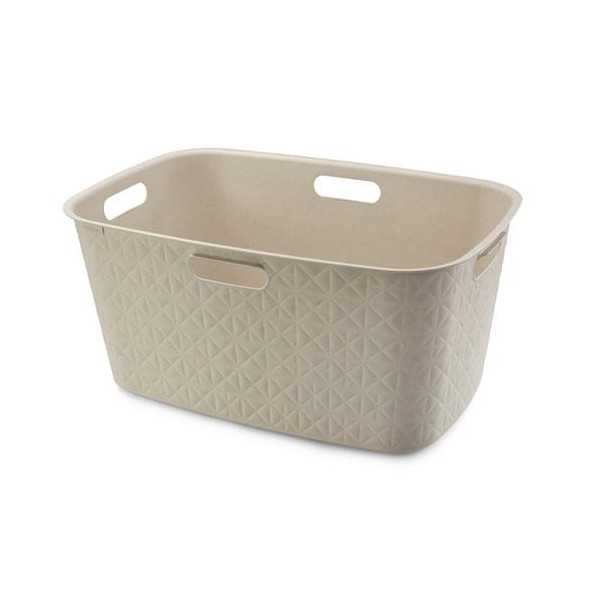 Cesta Softex L Basket 45L Blanco Tiza 258701 [LOTE DE 2 Unidades] CURVER
