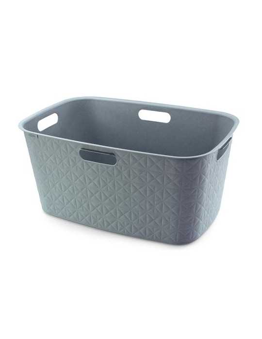 Cesta Softex L Basket 45L Azul Bruma 258702 [LOTE DE 2 Unidades] CURVER