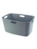 Cesta Softex L Basket 45L Azul Bruma 258702 [LOTE DE 2 Unidades] CURVER