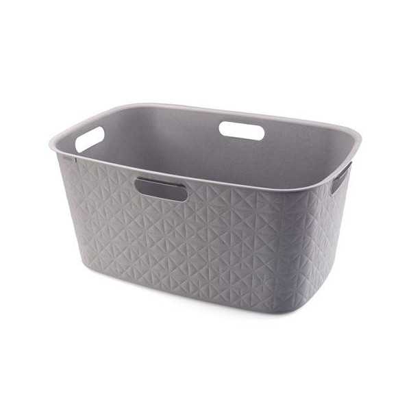 Cesta Softex L Basket 45L Gris Claro 258704 [LOTE DE 2 Unidades] CURVER