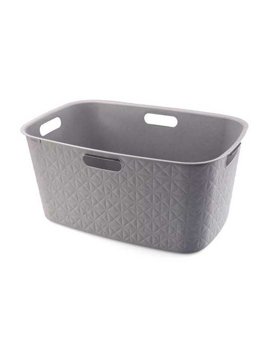 Cesta Softex L Basket 45L Gris Claro 258704 [LOTE DE 2 Unidades] CURVER