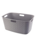 Cesta Softex L Basket 45L Gris Claro 258704 [LOTE DE 2 Unidades] CURVER
