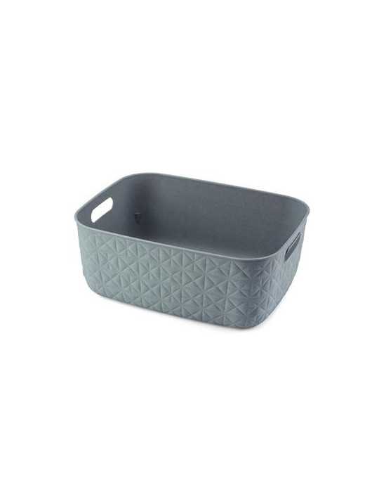 Cesta Softex M 12,5L Azul Bruma 258716 [LOTE DE 6 Unidades] CURVER