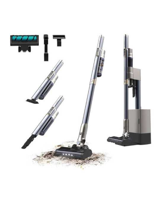 Aspirador Escoba 101702 + Base Autovaciado Scoba 2100 Station CECOTEC