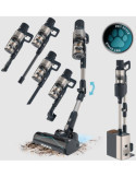 Aspirador Escoba 102268 + Base Autovaciado Hurricane Station PET Flex CECOTEC