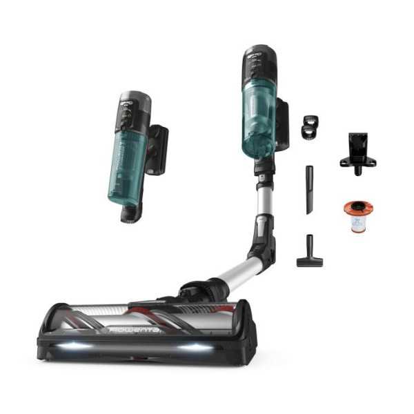 Aspirador Escoba RH9A32WO Xforce Flex 13.60 Eucalipto/Aluminio ROWENTA