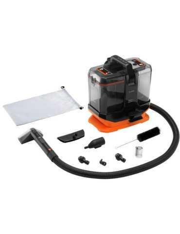 Aspirador Tapicería 1696FL 1800W Negro/Naranja FLAMA