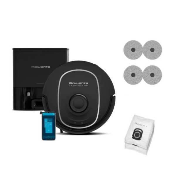 Aspirador Robot RR8985E0 Autovac. Xplorer Serie 375+ Negro ROWENTA
