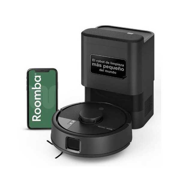 Aspirador Robot Roomba Mini F155040 + Base Autovaciado Negro IROBOT