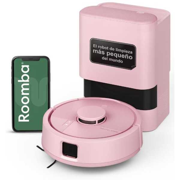 Aspirador Robot Roomba Mini F155640 + Base Autovaciado Rosa IROBOT
