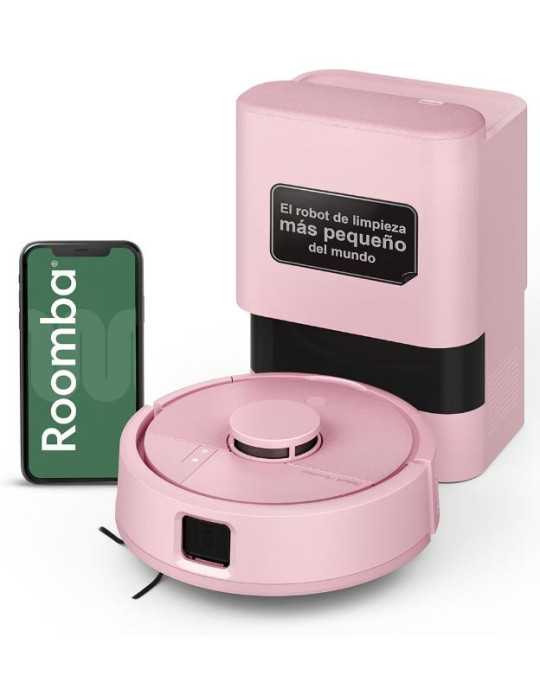 Aspirador Robot Roomba Mini F155640 + Base Autovaciado Rosa IROBOT