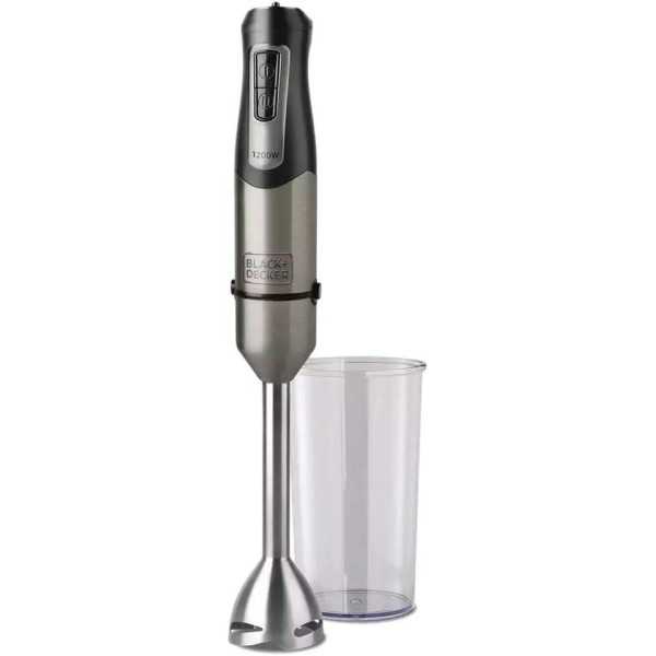 Batidora BXHB1200E Inox/Negro BLACK+DECKER