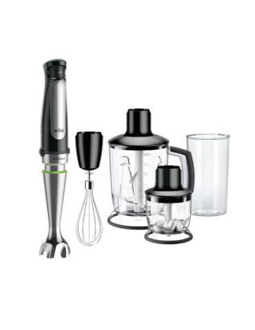 Batidora MQ7045X 1000W + Accesorios Negra BRAUN