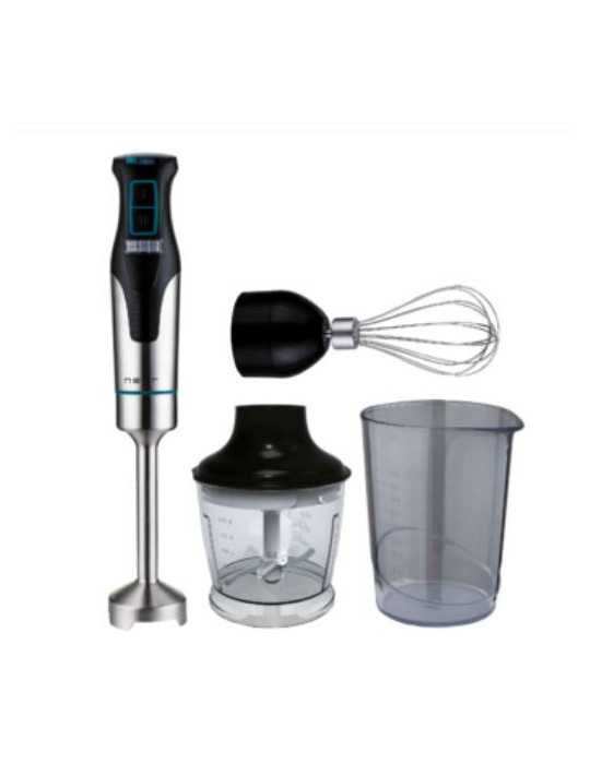 Batidora NVR8360BA 1200W Set + Accesorios Inox NEVIR
