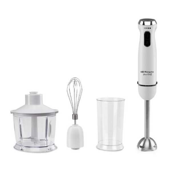 Batidora BT2690 1000W + Accesorios Blanco ORBEGOZO