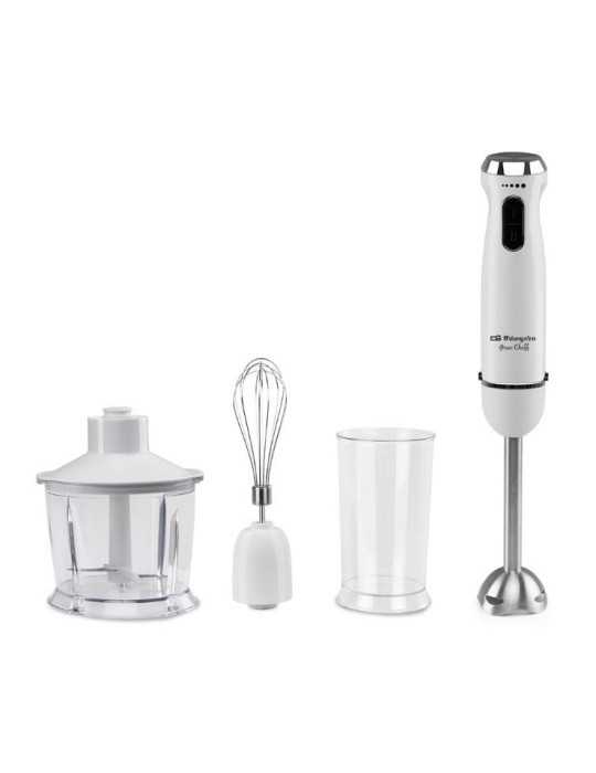 Batidora BT2690 1000W + Accesorios Blanco ORBEGOZO
