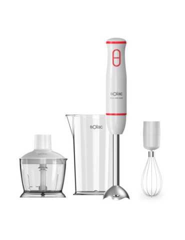 Batidora BA5614 1000W + Accesorios Mixo 1000 Chef Blanco SOLAC