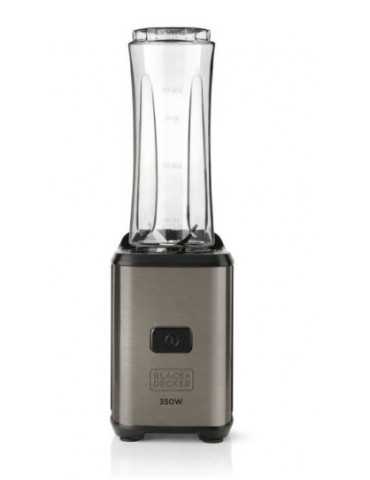 Batidora Vaso Portátil BXJBA350E 350W Inox BLACK+DECKER