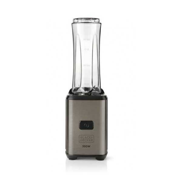 Batidora Vaso Portátil BXJBA350E 350W Inox BLACK+DECKER