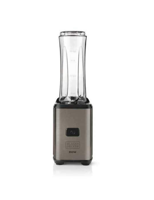 Batidora Vaso Portátil BXJBA350E 350W Inox BLACK+DECKER