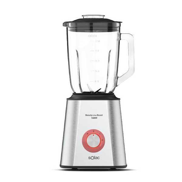 Batidora Vaso BV5728 1.5L 1500W Inox SOLAC