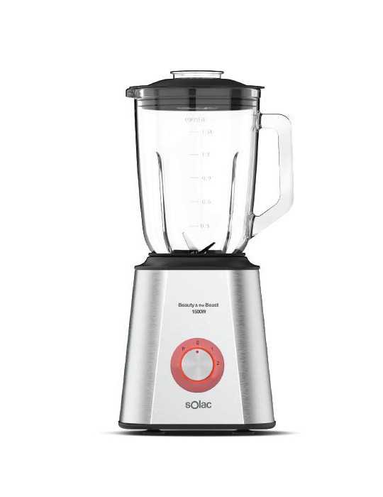 Batidora Vaso BV5728 1.5L 1500W Inox SOLAC