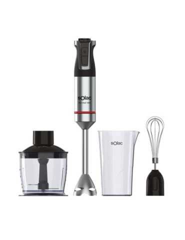Batidora BA5618 1500W + Accesorios Inox Pro Chef 1501 SOLAC