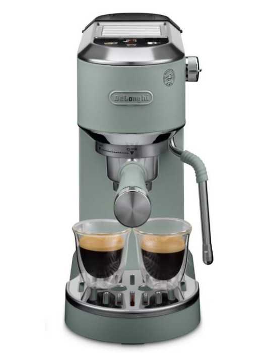 Cafetera Express EC890.GR Dedica Duo Verde DE'LONGHI