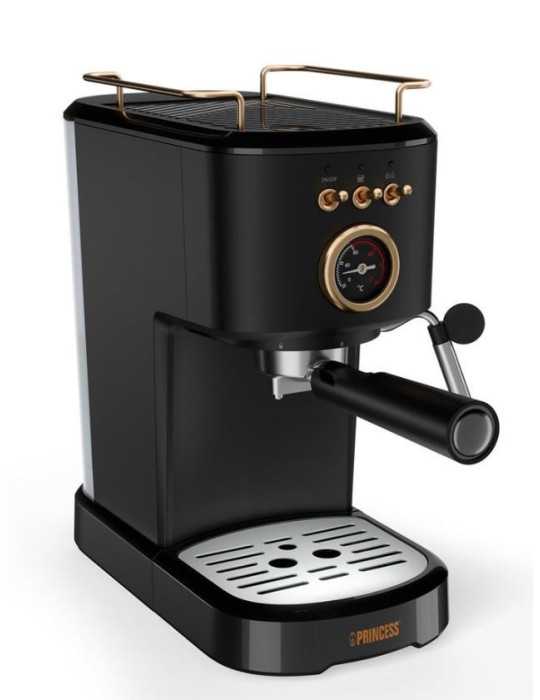 Cafetera Express 249417 Express y Capsula Negro PRINCESS