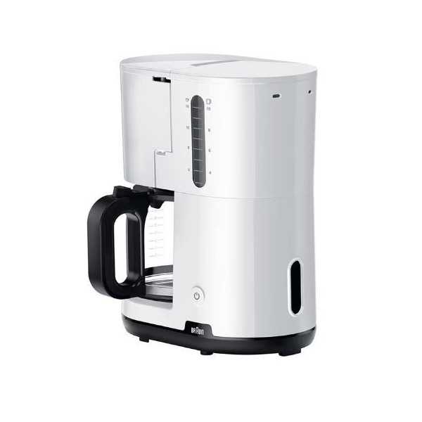 Cafetera Filtro KF1100WH 10-15TZ 1000W Blanca BRAUN